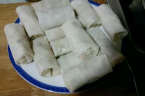 三丝春卷的做法图解4