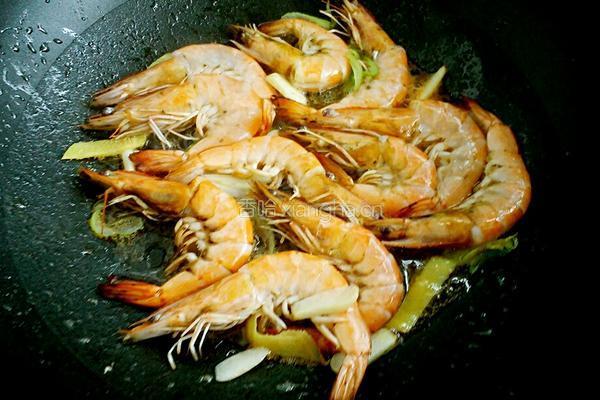 大白菜炖虾的做法图解4