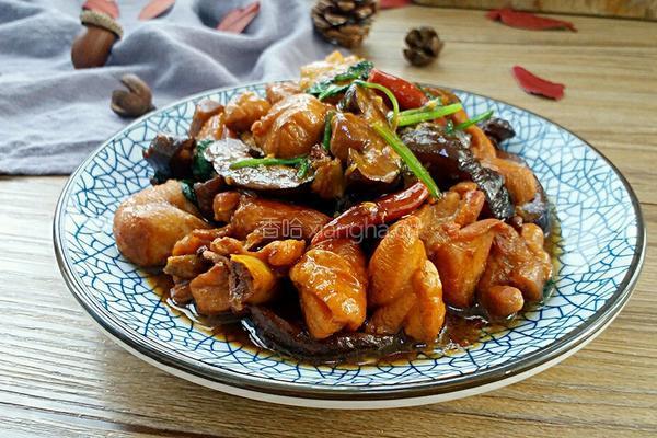 香菇炖鸡块的做法图解9