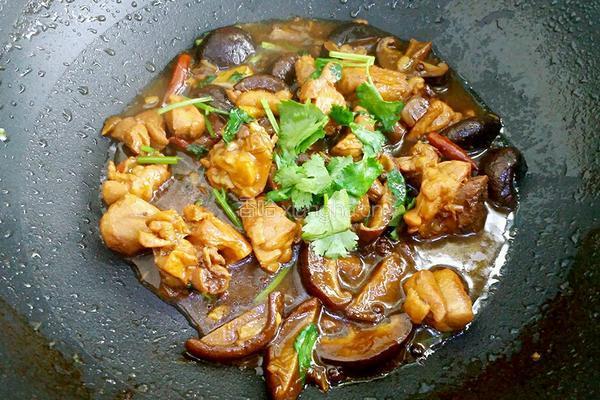 香菇炖鸡块的做法图解8