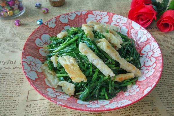 韭菜炒烧饼的做法图解9