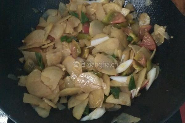 辣椒炒土豆片的做法图解5