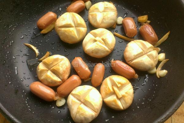香煎蘑菇的做法图解4
