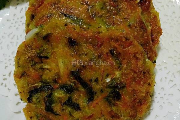 五菜煎饼的做法图解7