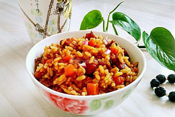 腊肉米饭的做法图解4