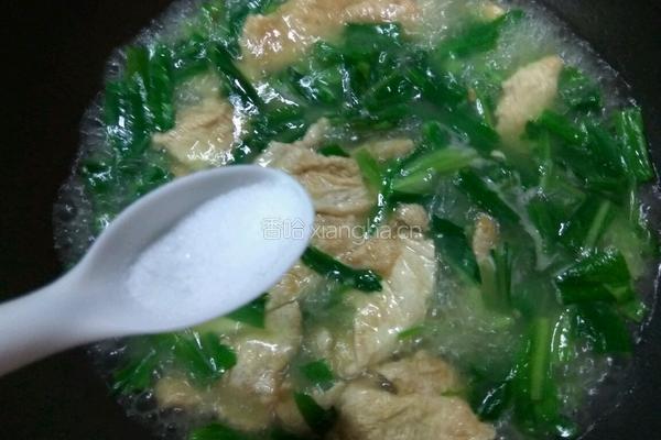 油麦菜汤的做法图解7