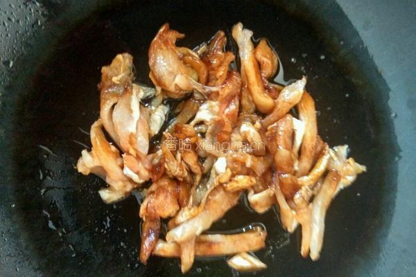 京酱鸡丝的做法图解4