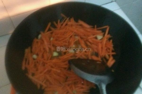 青椒胡萝卜炒肉的做法图解7