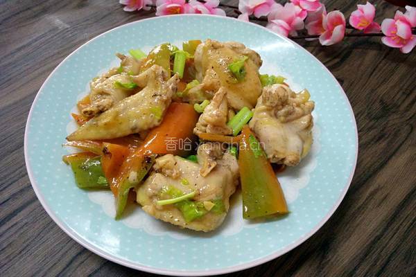青椒炒鸡的做法图解8