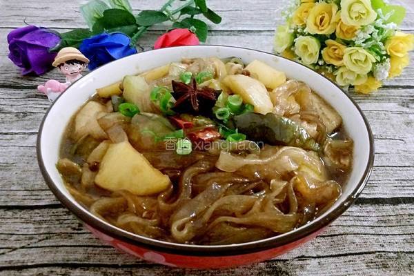 茄子炖土豆粉条的做法图解10