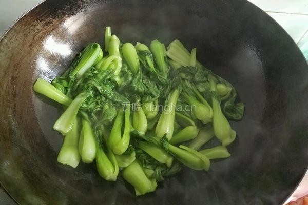 炒小油菜的做法图解5