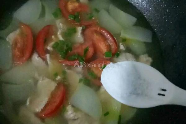 蔬菜肉片汤的做法图解7