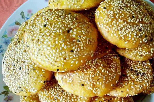 南瓜芝麻煎饼的做法图解16