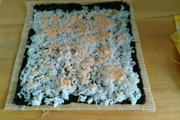 辣白菜寿司的做法图解4