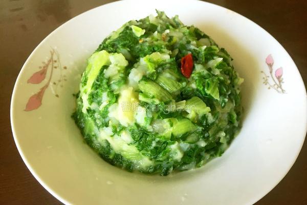 划小白菜的做法图解4