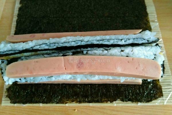 方型花样寿司的做法图解8