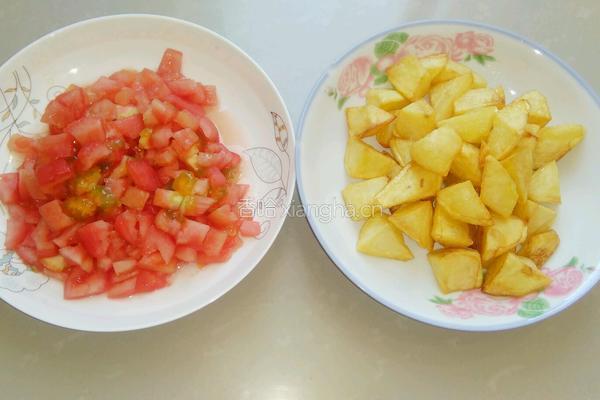 番茄土豆的做法图解3
