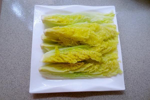 油淋娃娃菜的做法图解4