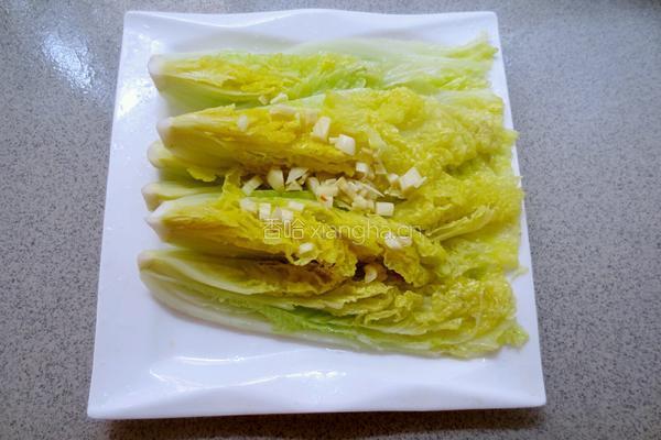 油淋娃娃菜的做法图解5