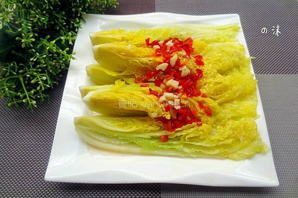 油淋娃娃菜的做法图解7