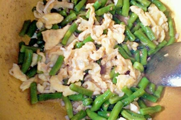 豆角鸡蛋打卤面的做法图解9