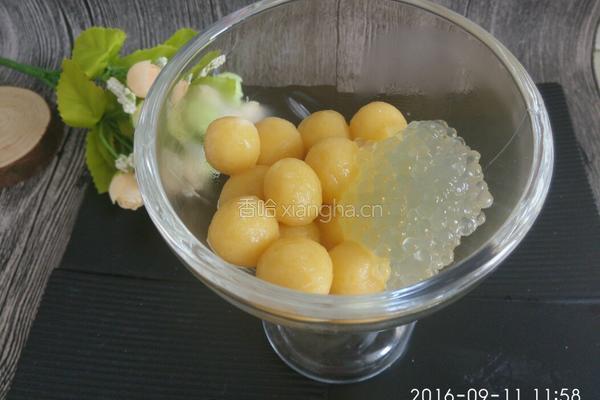 奶香地瓜西米露的做法图解13