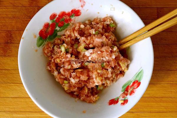 肉馅豆腐夹的做法图解3