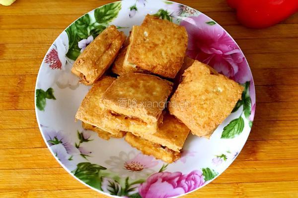 肉馅豆腐夹的做法图解11