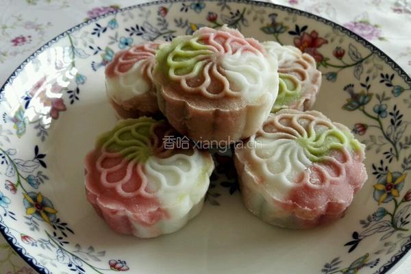 四色冰皮月饼
