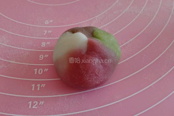 四色冰皮月饼的做法图解7