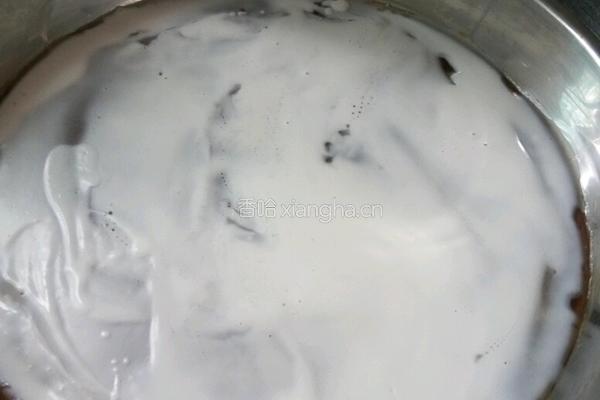 椰汁黑糖千层糕的做法图解9