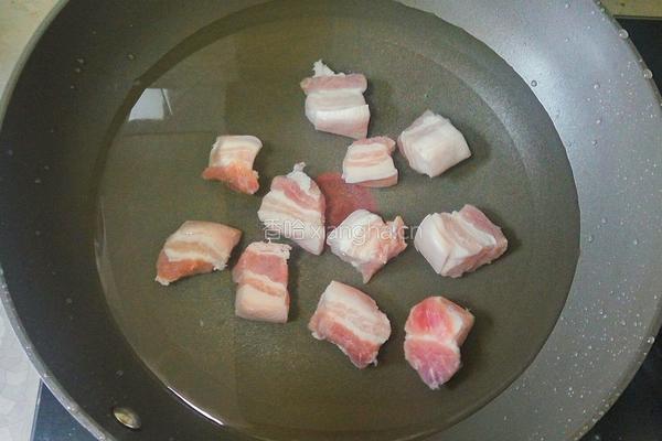 红烧肉炖蘑菇的做法图解4