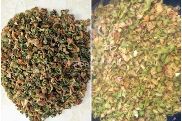 干豆角蒸肉的做法图解1