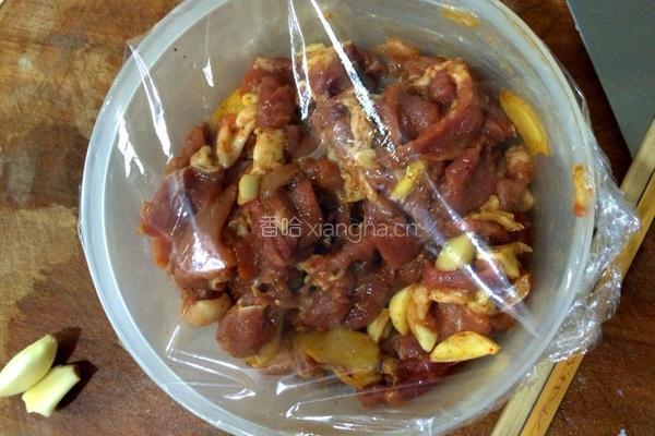 干豆角蒸肉的做法图解5