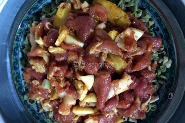 干豆角蒸肉的做法图解8