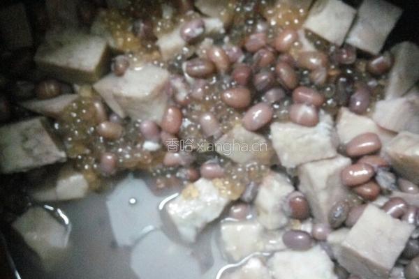 红豆香芋西米露的做法图解4