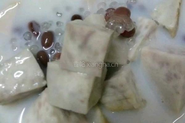红豆香芋西米露的做法图解6