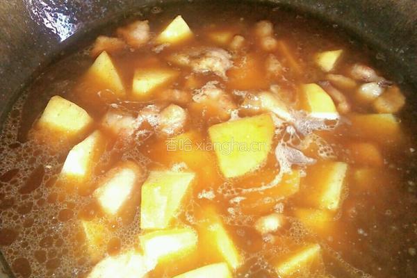 肉烧土豆的做法图解4