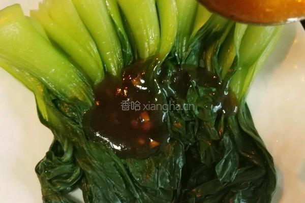 油菜香菇的做法图解10