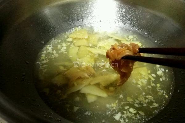 马齿苋瘦肉笋干汤的做法图解6
