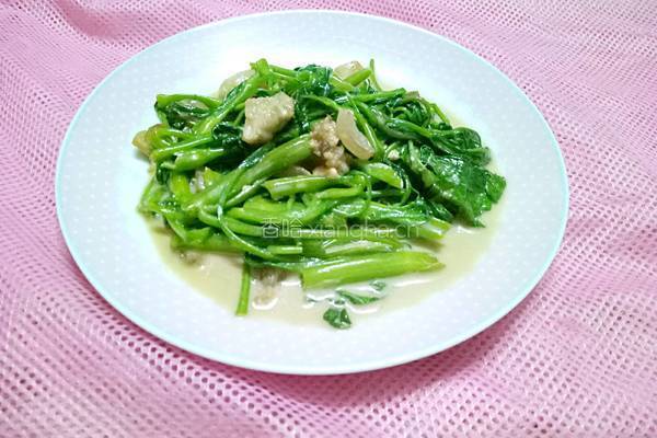 腐乳炒通菜的做法图解8