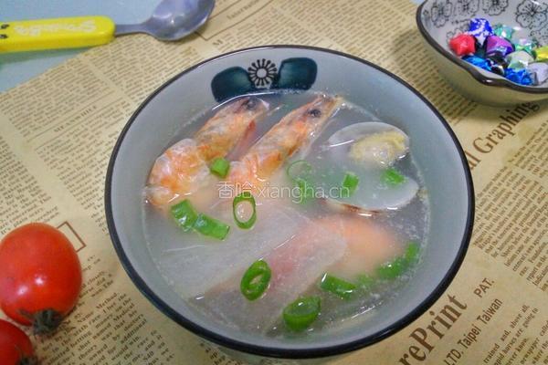 冬瓜海鲜汤的做法图解7