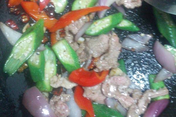 秋葵牛肉的做法图解8