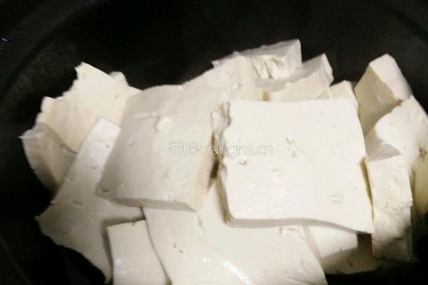 油冒青菜豆腐的做法图解2