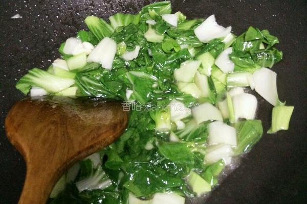油冒青菜豆腐的做法图解8