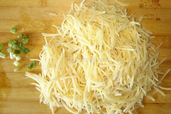 黄金土豆丝摊饼的做法图解2