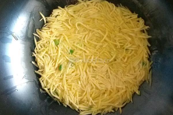 黄金土豆丝摊饼的做法图解4