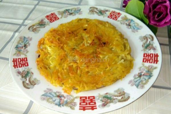 黄金土豆丝摊饼的做法图解6