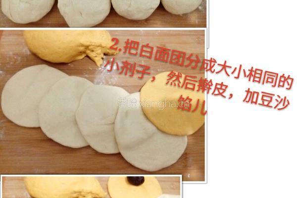 动物豆沙包的做法图解2