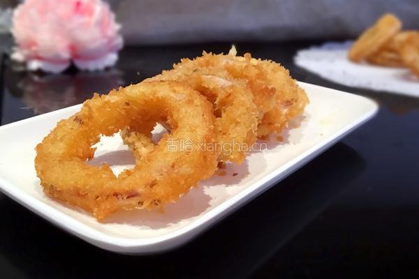香酥鱿鱼圈的做法图解7